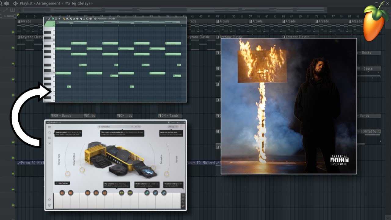 How to Make Hard Sampled Beats for J. Cole's 