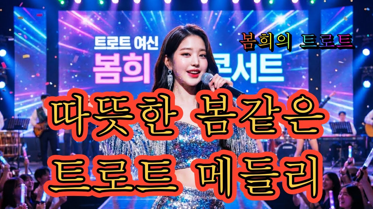따뜻한 봄 같은🌅 트로트 메들리 듣고 조금더 힘내봐요 봄희의 트로트 메들리❤️