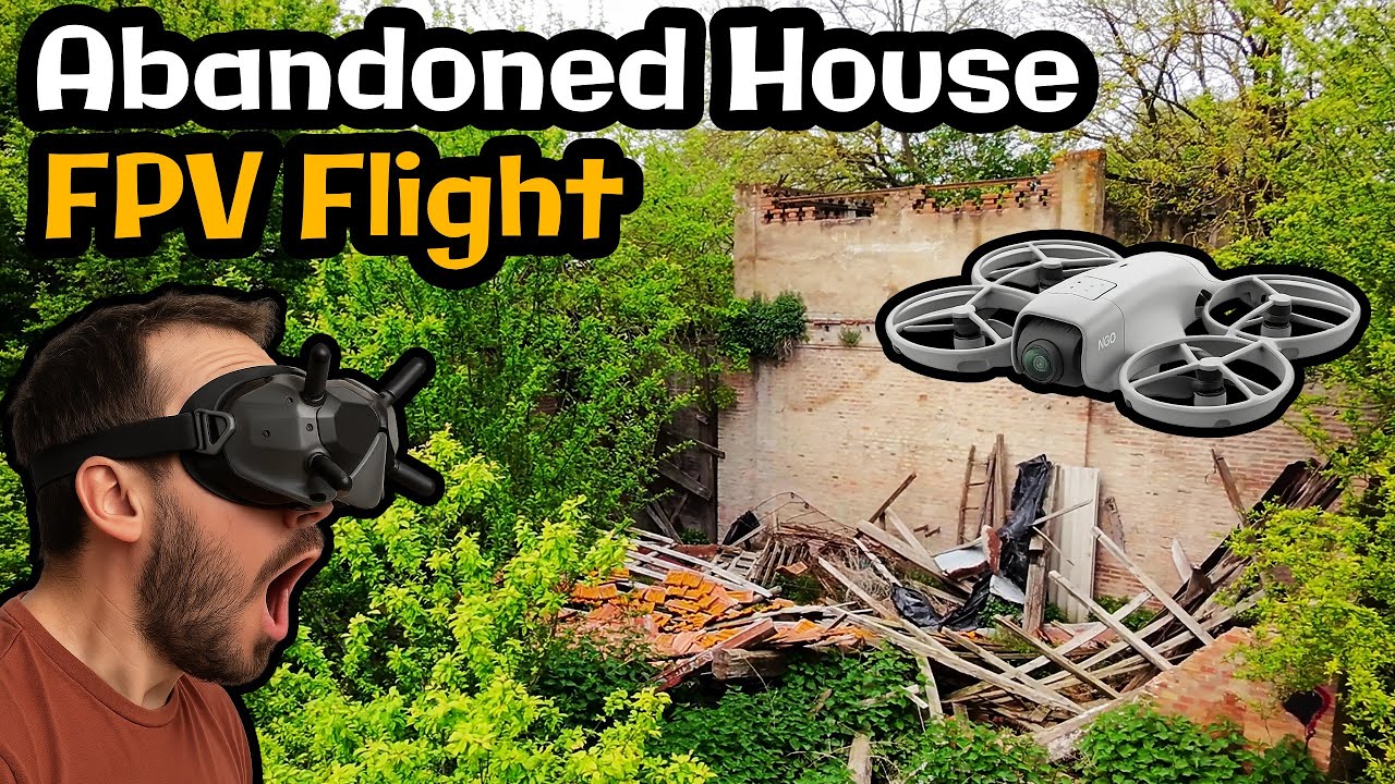 Exploring an Abandoned House with FPV Drone #abandonedplaces  #FPV