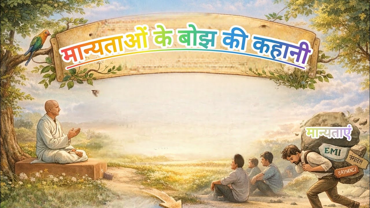 मान्यताओं के बोझ की कहानी @JeevanVidya_Raj @JeevanVidyaDeesa @JeevanVidyaSurat @jeevan_vidya 