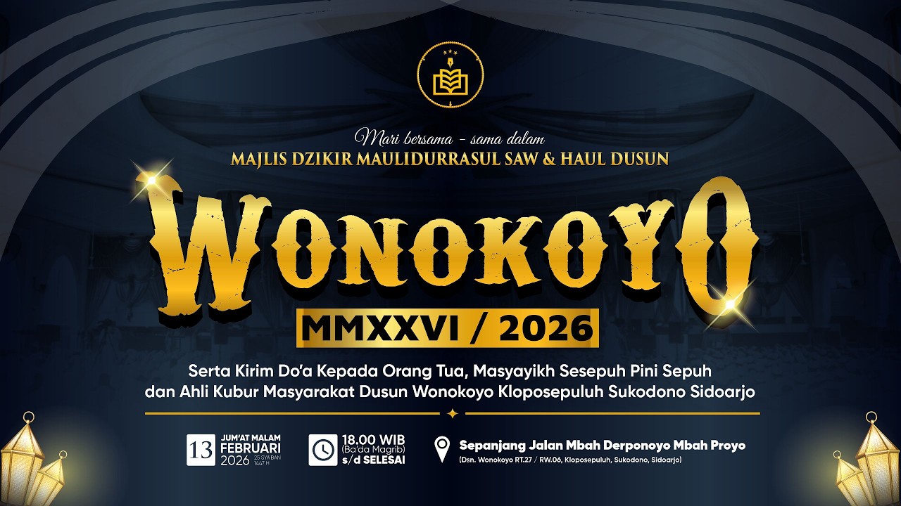 Majlis Dzikir & Maulidur Rasul Muhammad SAW Dalam Rangka Haul Dusun Wonokoyo 2026