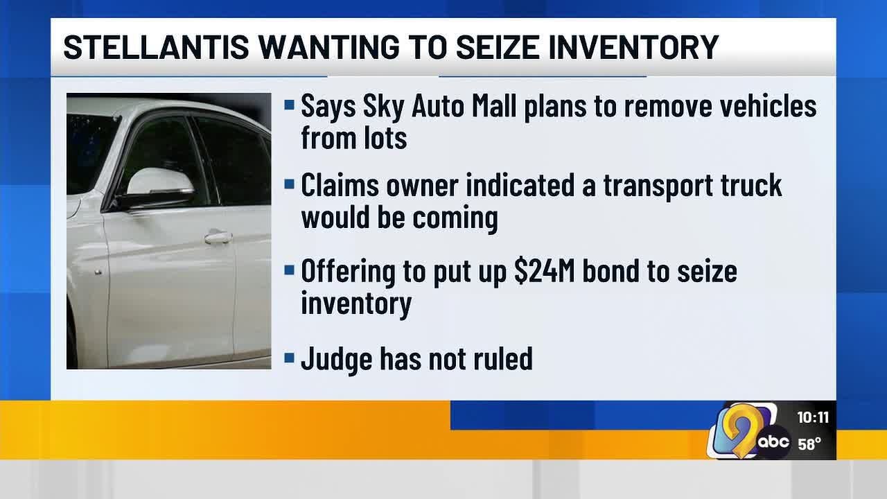 Car maker seeks to seize Iowa dealership inventory amid lawsuit
