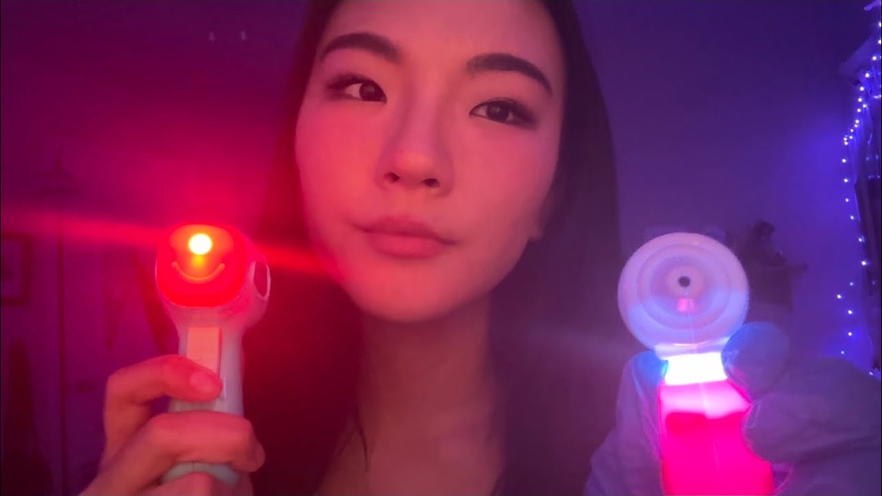 asmr-cranial nerve exam rp