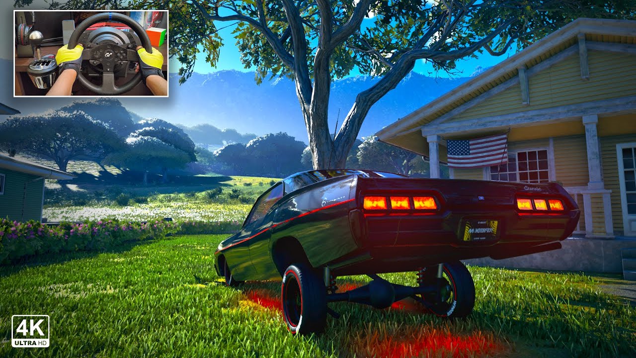 LowRider in The Crew Motorfest | Chevrolet Impala LowRider Edition | Steering Wheel Gameplay | 4K 60