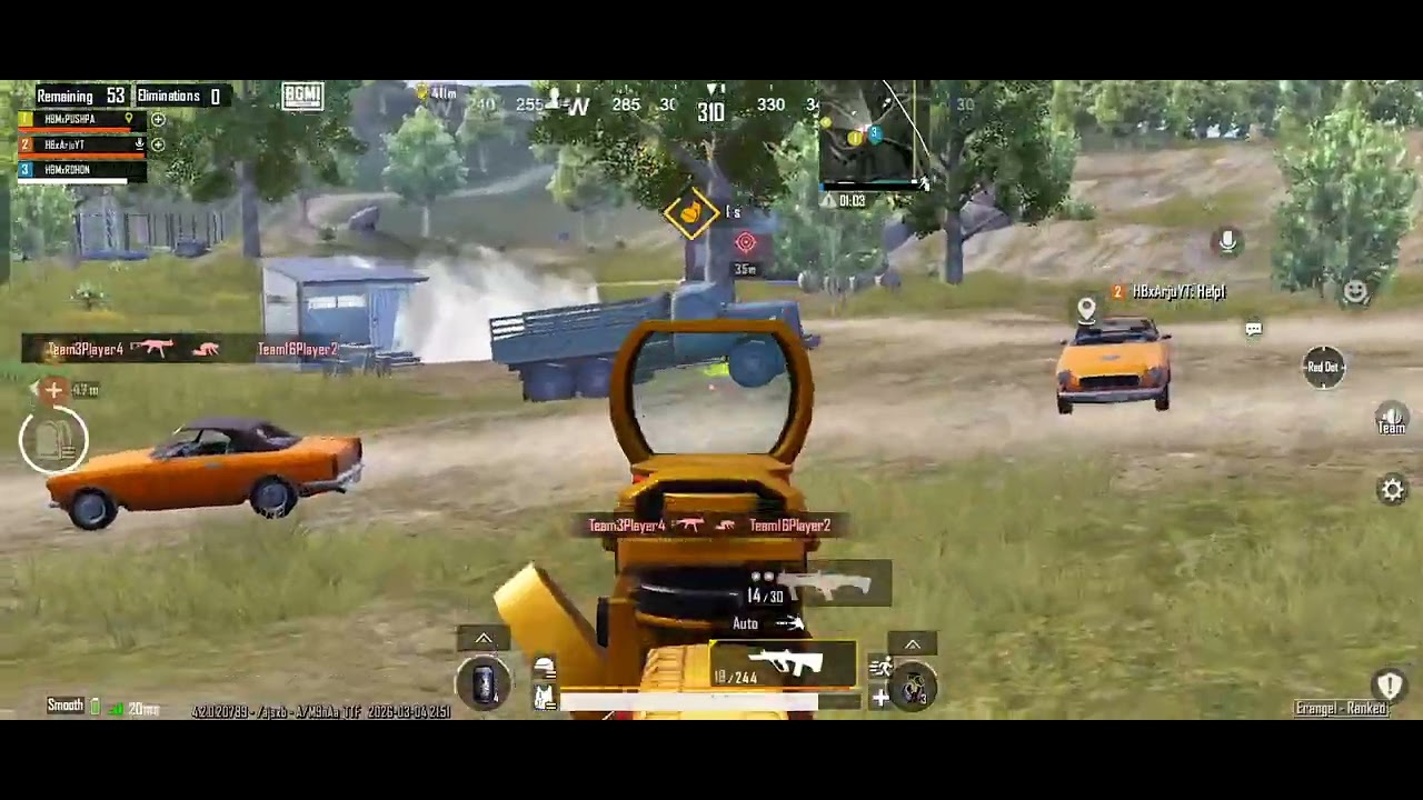 BGMI TOURNAMENT HIGHLIGHT MOMENTS IN ANDROID 60FPS