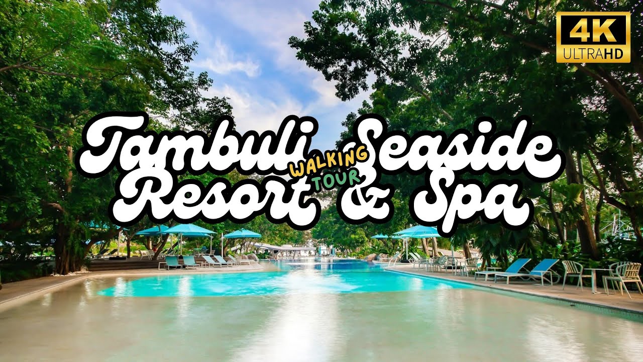 Beachfront Paradise in Mactan Island, Cebu, PH |  Tambuli Seaside Resort Walking Tour 4K 2025