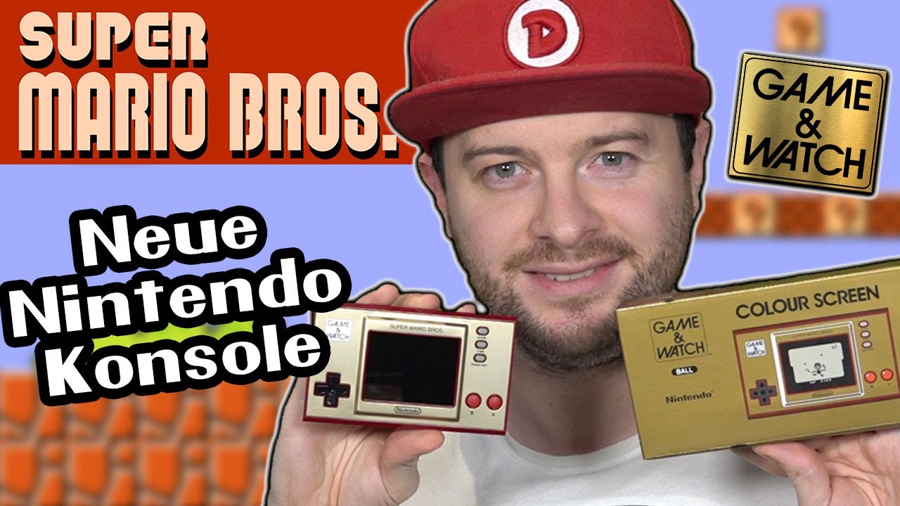 Neue NINTENDO KONSOLE! GAME & WATCH: SUPER MARIO BROS COLOUR SCREEN Unboxing