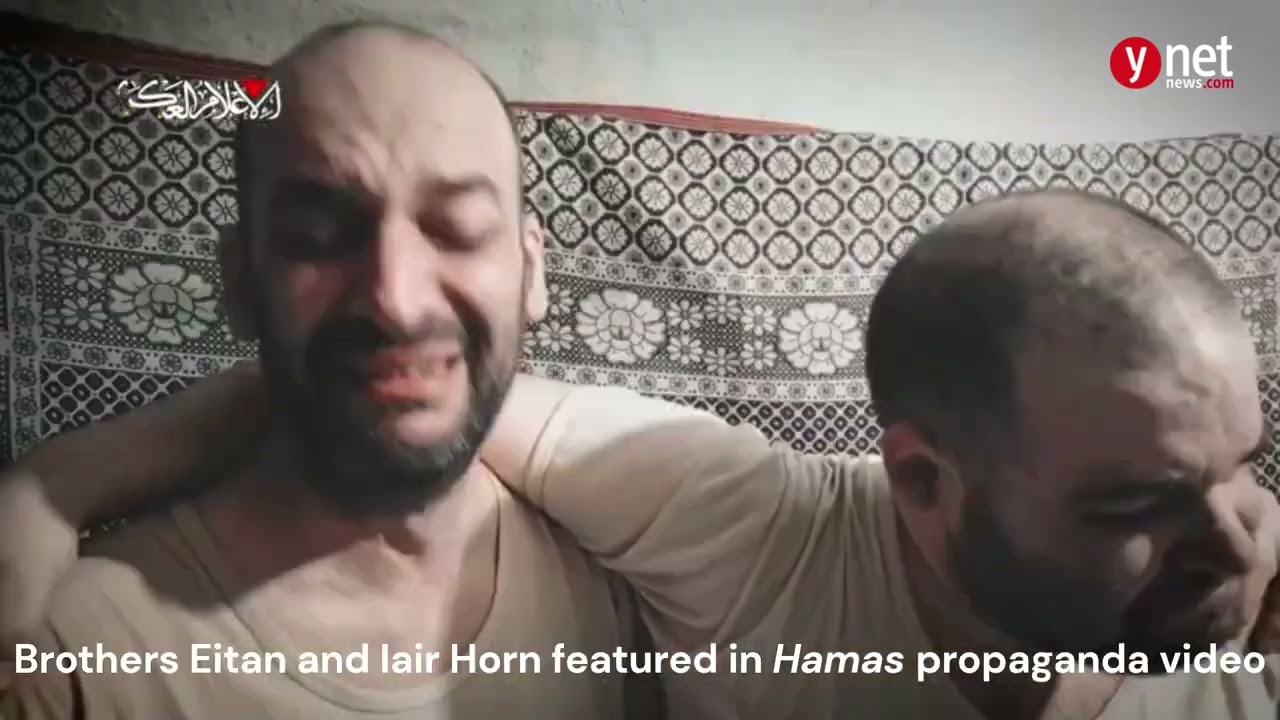 Brothers Eitan and Iair Horn featured in Hamas propaganda video