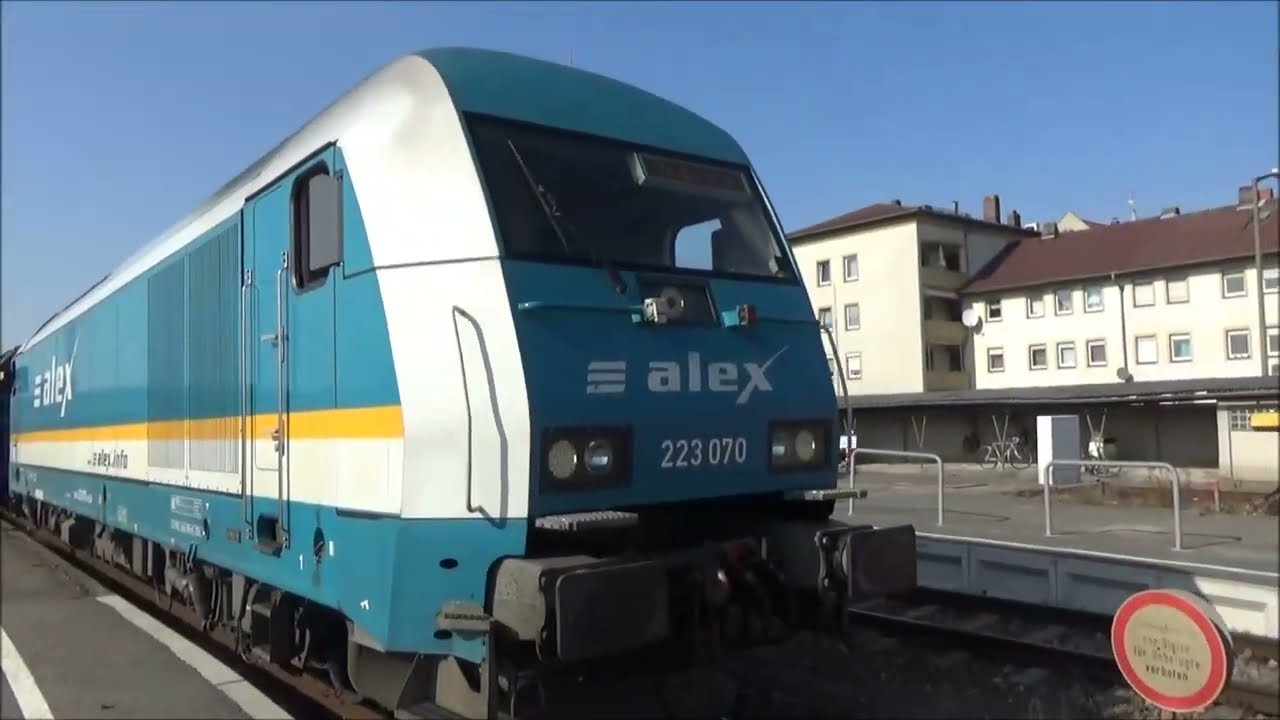 Train trip Alex/EuroCity 359 Západní expres München Hauptbahnhof - Praha hlavní nádraží