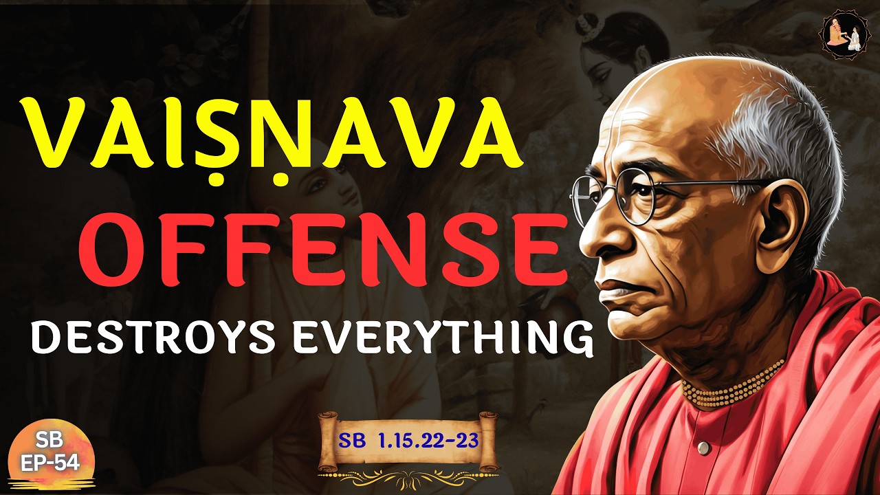 The Danger of Intoxication & Vaiṣṇava Offense | Srila Prabhupāda | SB 1.15.22-23 | EP-54