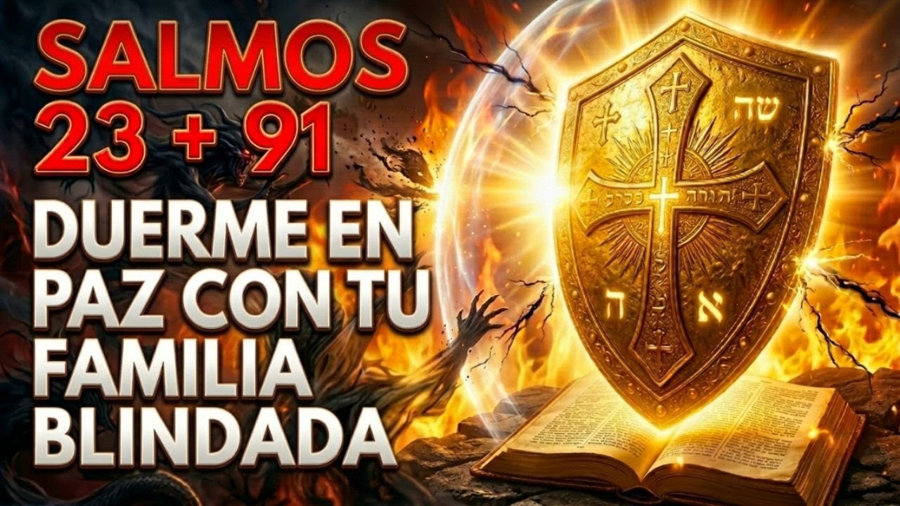 Salmo 23 y 91: BLINDAJE Divino Sobre Tu Familia, Ora Esto Antes De Dormir Hoy