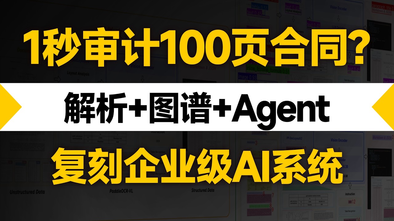 1 秒审计100页合同？彻底解决垂直领域RAG幻觉，带你精准复刻企业级AI系统！基于LangChain1.2+LangExtract并适用法律、医疗、金融、客服