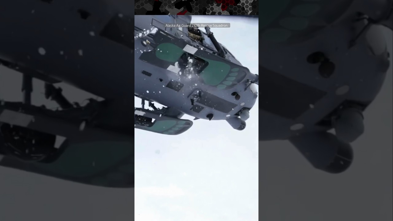 Big Foot: HH-60 Pave Hawk Rescue Helicopter on Ski's