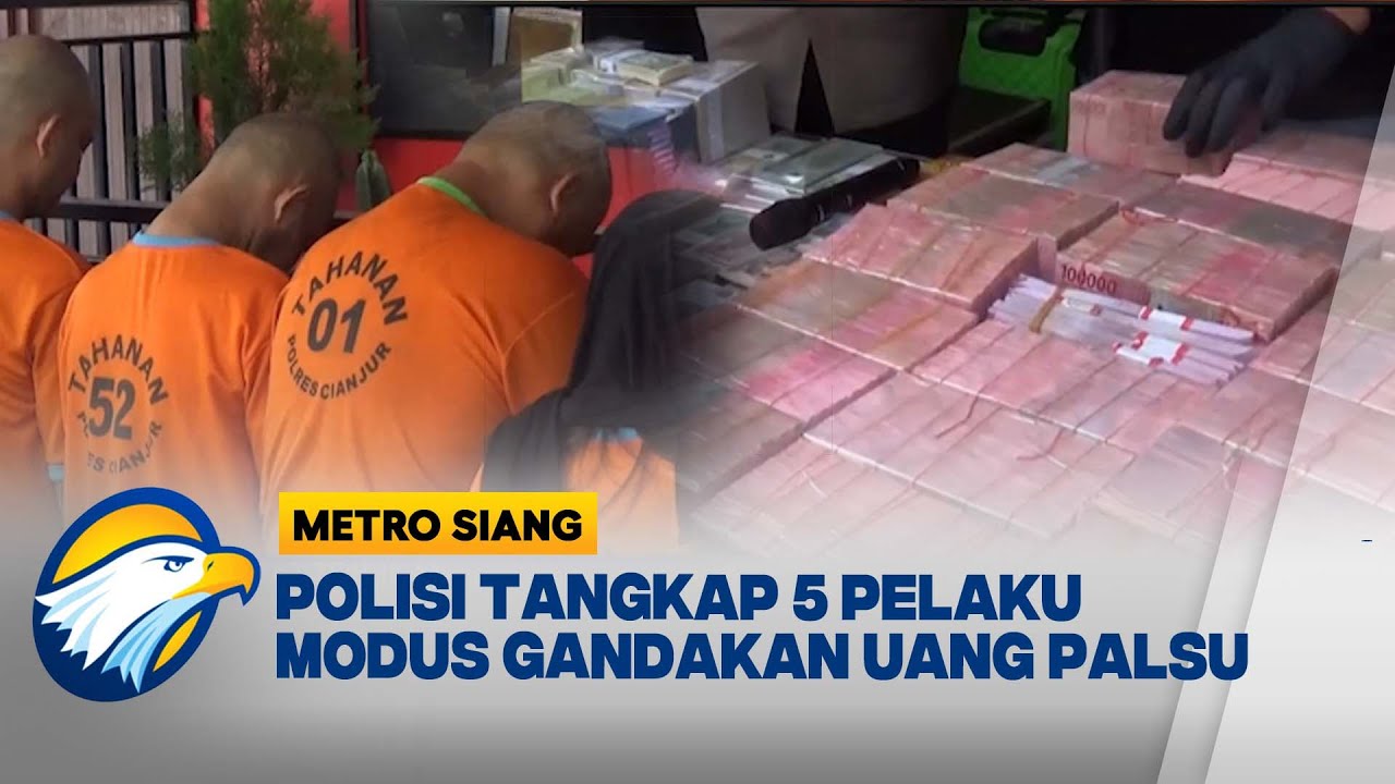 Polisi Sita Uang Palsu Senilai Rp 1 Triliun [Metro Siang]