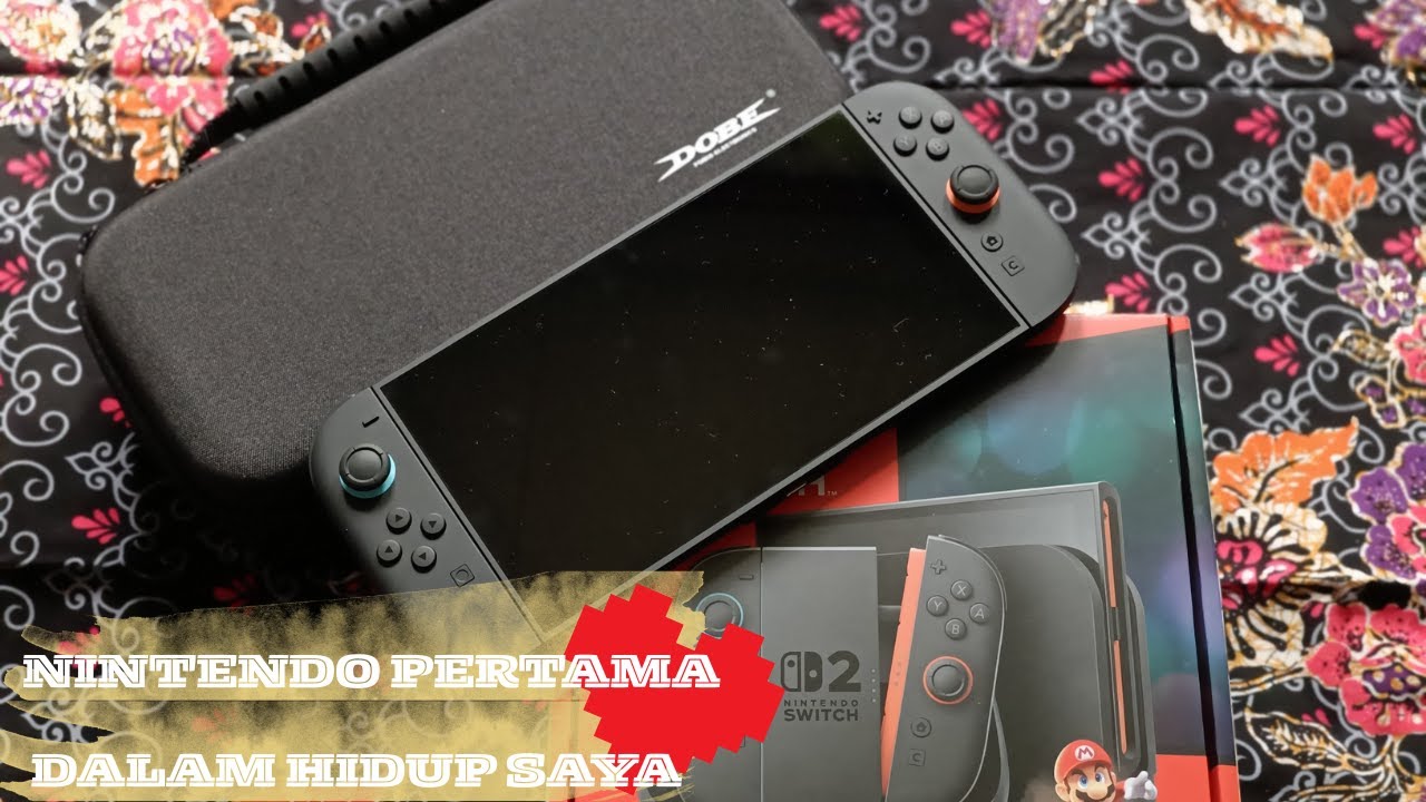 Unboxing Nintendo switch 2 malaysia set