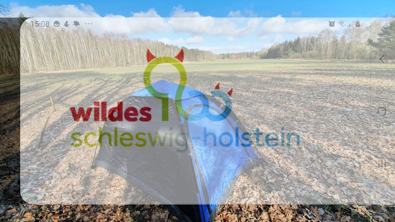 Wildes SH Schleswig-Holstein Wildcampen: 14 Trekkingplatz Naturpark Aukrug