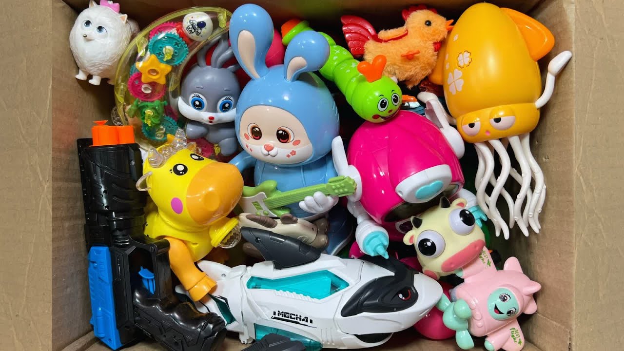 Satisfying 7:30-Minute Unboxing &ndash; Bunny Piano, Dinosaurs, Cars & Cute Toys | ASMR Toy Review