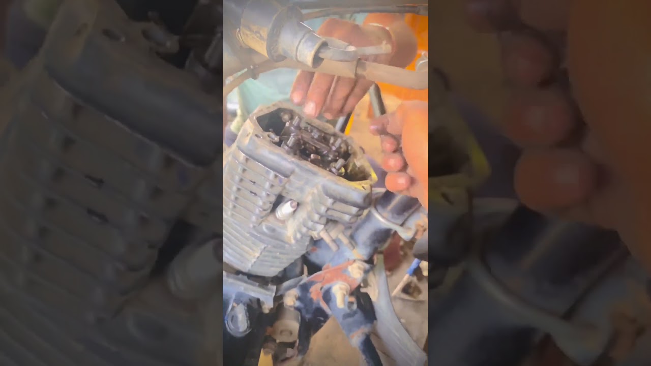 ￼ Ring, piston  wall  and replace clutch plate bike shine #repairbike #reels #instagram #trending