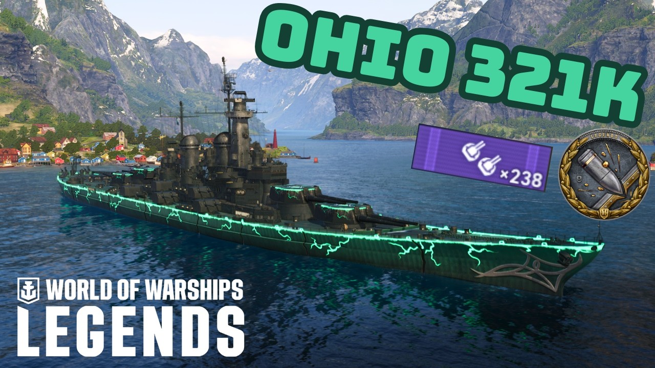 MY NEW DAMAGE RECORD!! | 300k Ohio Game in WOWS Legends!!