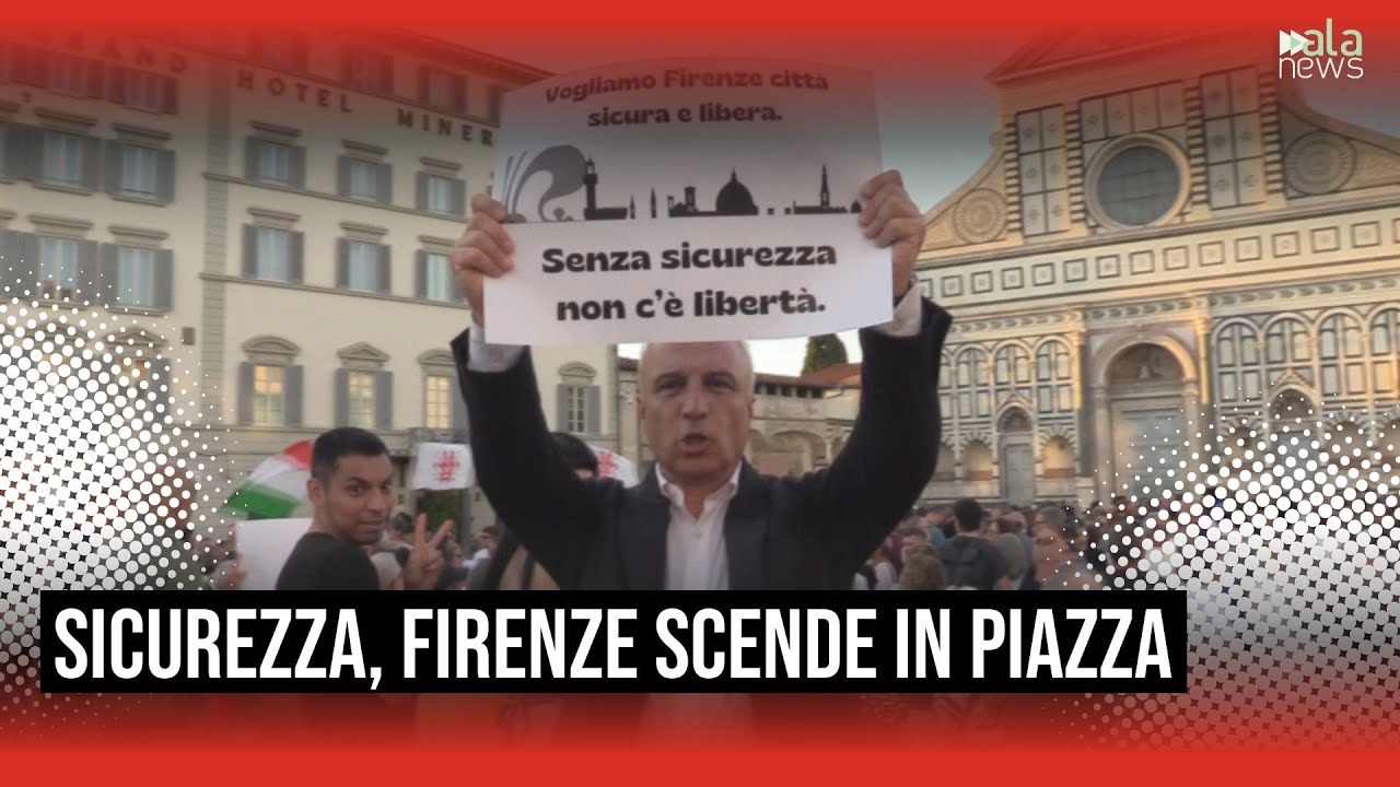 Sicurezza, in centinaia in piazza a Firenze con comitati: 