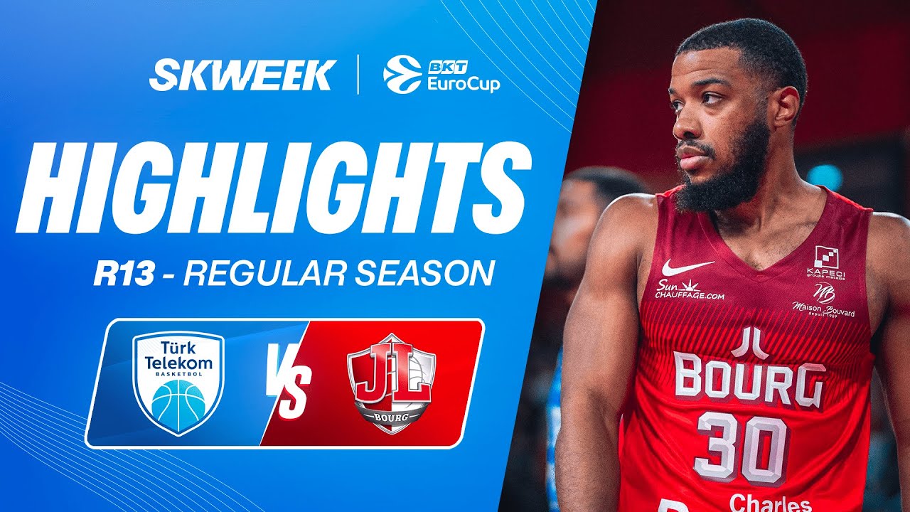 SOMEONE CAUGHT FIRE IN ANKARA 🔥 - Turk Telekom Ankara vs Bourg-en-Bresse - EuroCup Replay J13