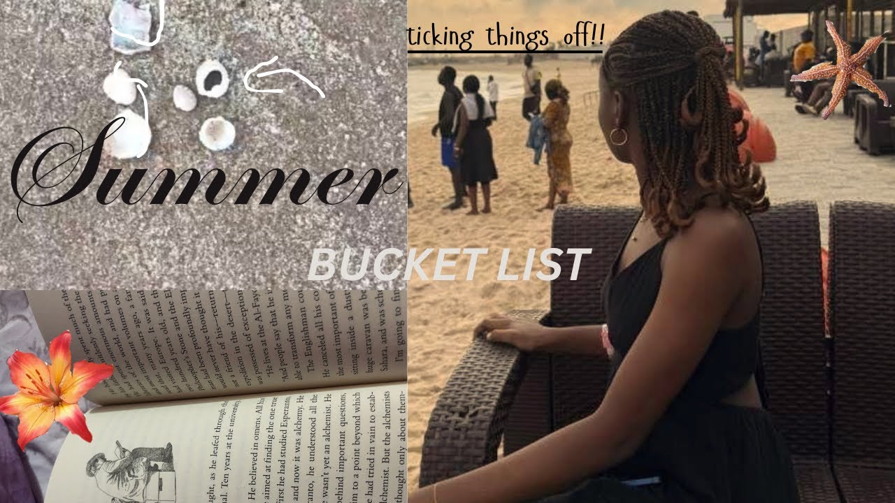 SUNSHINE CHECKLIST🐚🌊 *checking things off*