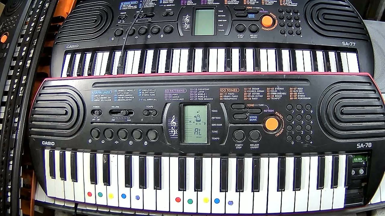CASIO SA-78 (DEMO songs)