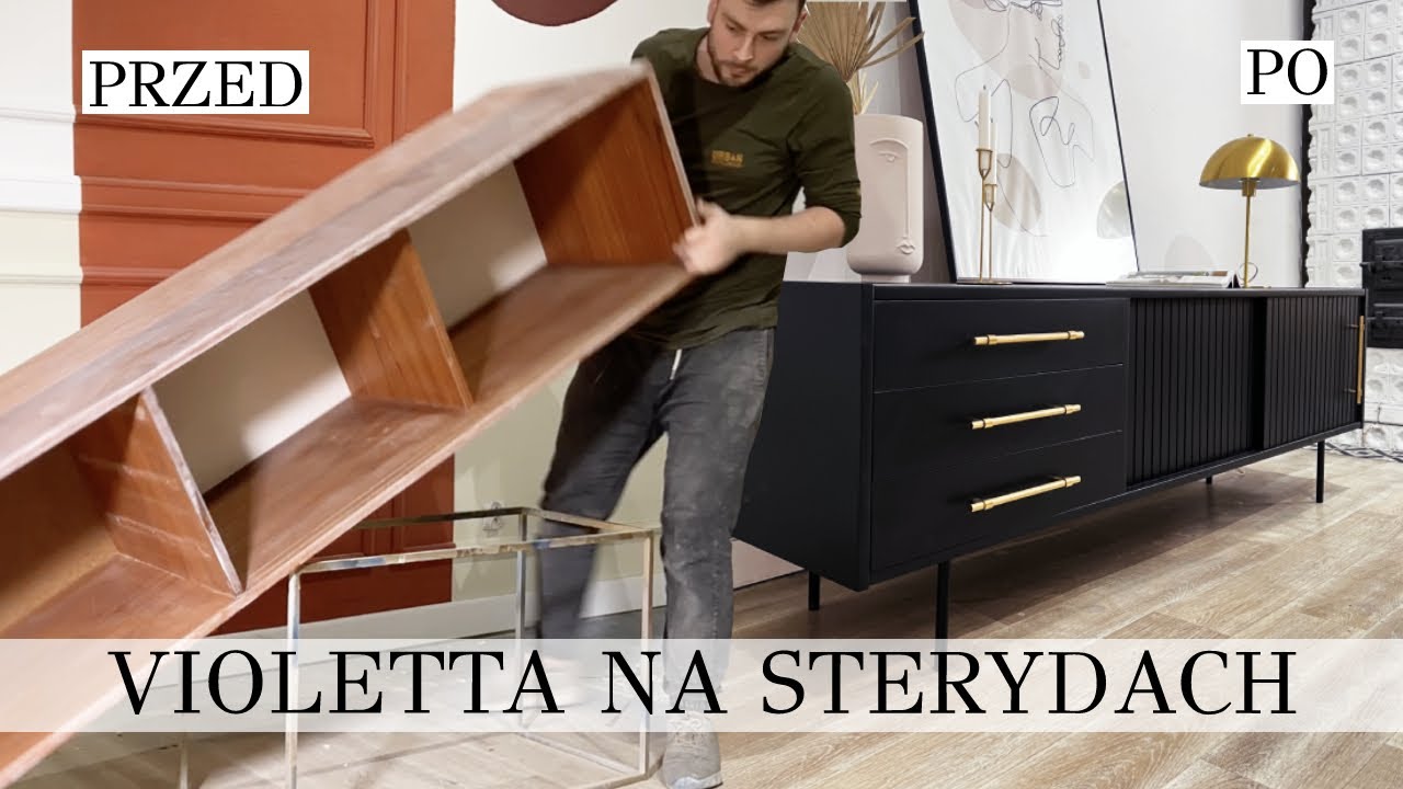 Metamorfoza komody z czasów PRL - PORADNIK DIY KROK PO KROKU / MALOWANIE STARYCH MEBLI