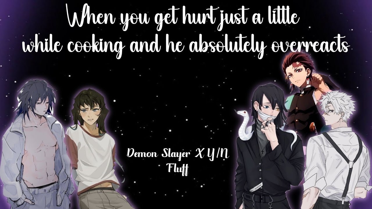 When you get hurt just a little while cooking and he absolutely overreacting