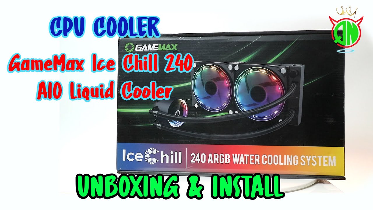 CPU Cooler GameMax Ice Chill 240 AIO Liquid Cooler | UNBOXING DAN PASANG !!!