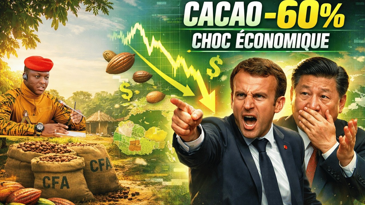 Ibrahim Traoré révèle le piège du cacao : de 12 000 $ à 2 900 $, l’Afrique sous pression mondiale