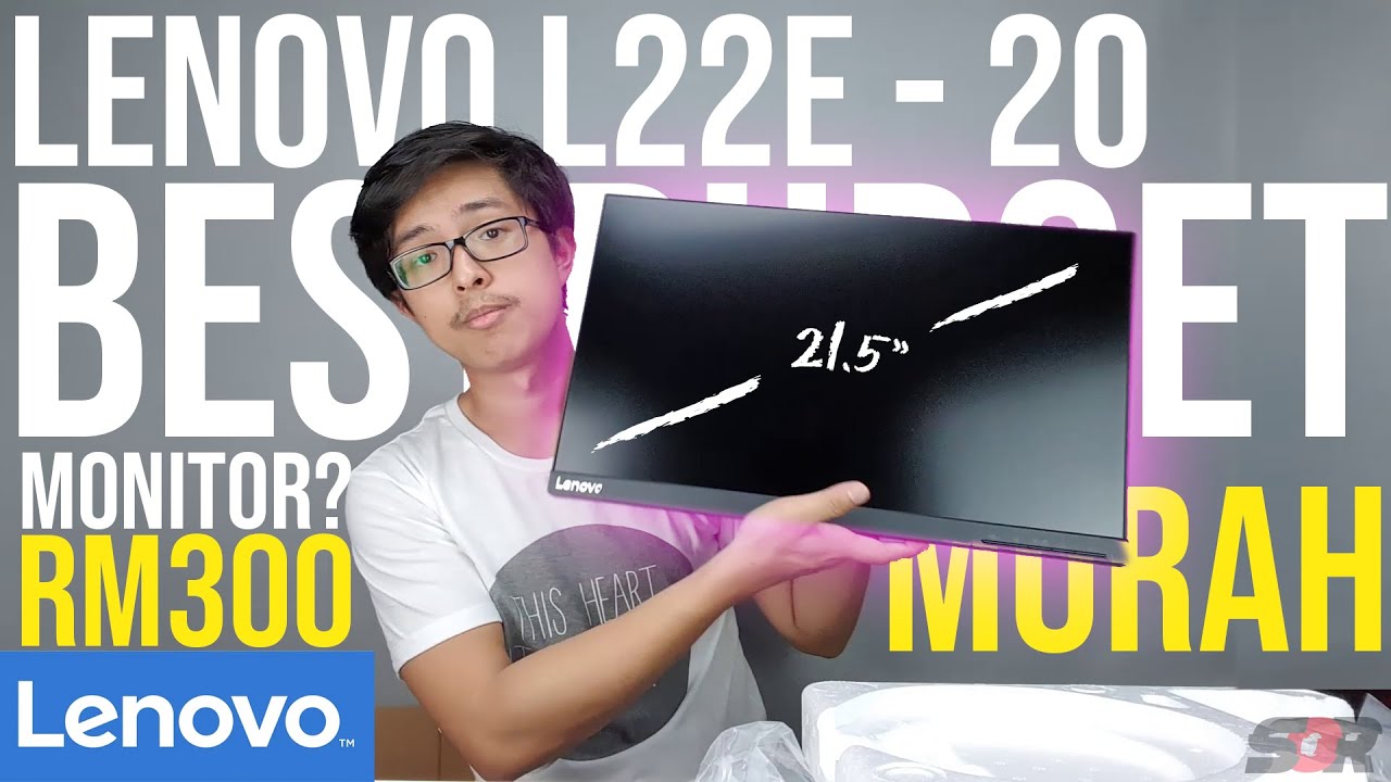 Монитор Lenovo L22e-20 — 21,5 дюйма. Распаковка + краткий обзор настроек. Лучший бюджетный монито...