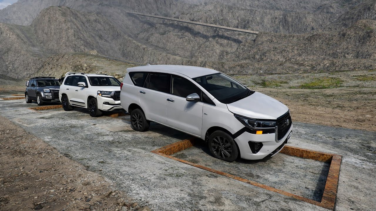 SUV Suspension Test – Which One Survives? 😱 | BeamNG.drive #beamngdrive #CarPhysics #OffRoadTest