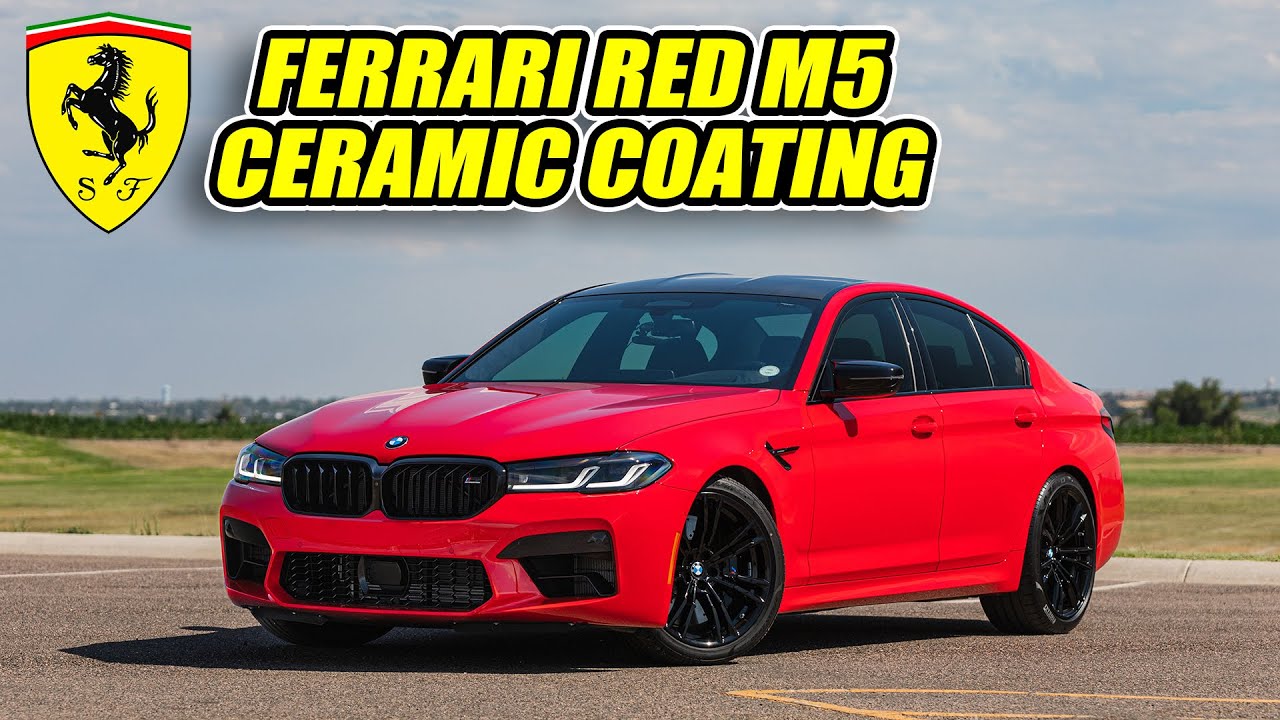 VERY RARE FERRARI RED M5 COMPETITION Paint Correction & Ceramic Coating