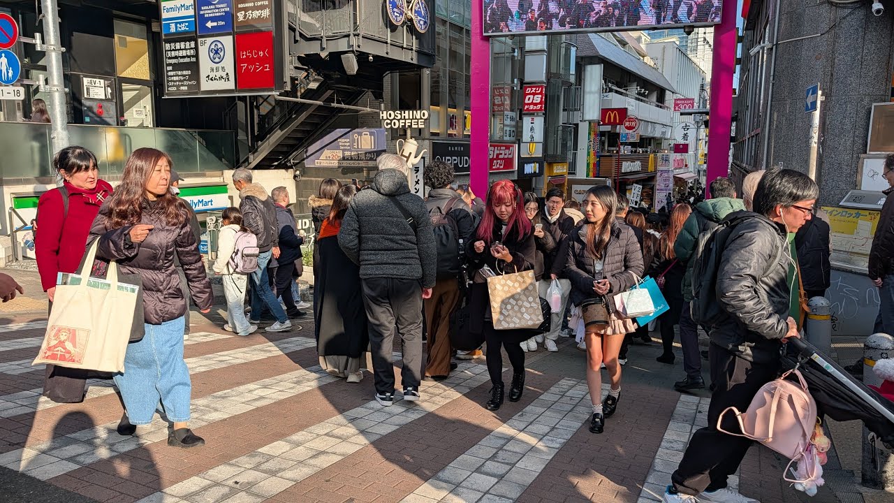 【高画質FHDお散歩ライブカメラ】原宿　竹下通り　表参道　散歩　Harajuku Takeshita Street Omotesando walking【live camera】2026/02/01