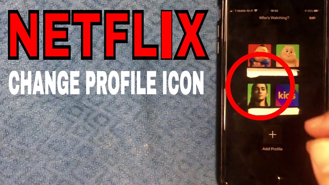 ✅  How To Change Profile Icon Picture On Netflix 🔴