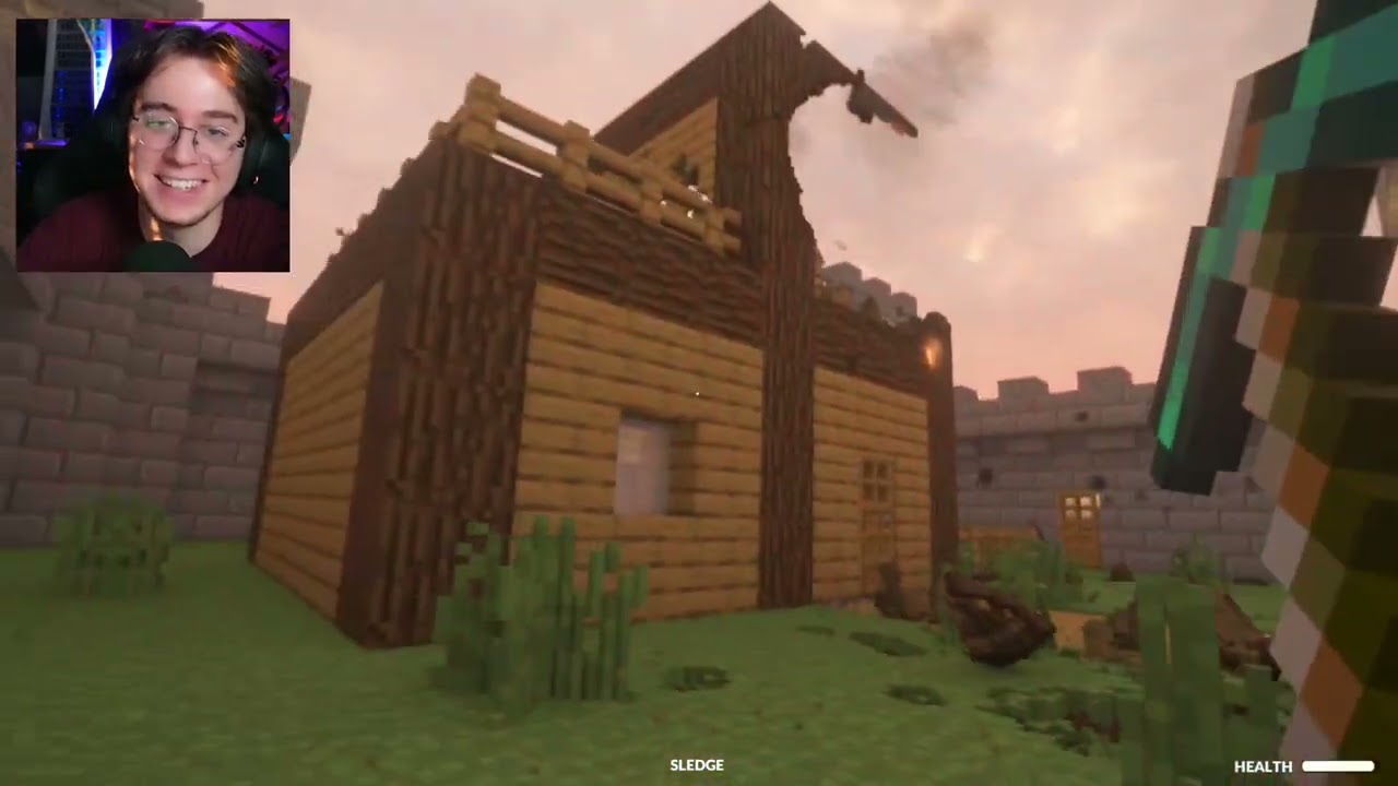 Doğukan Adal minecraft gerçekçi grafikli teardown oynuyor