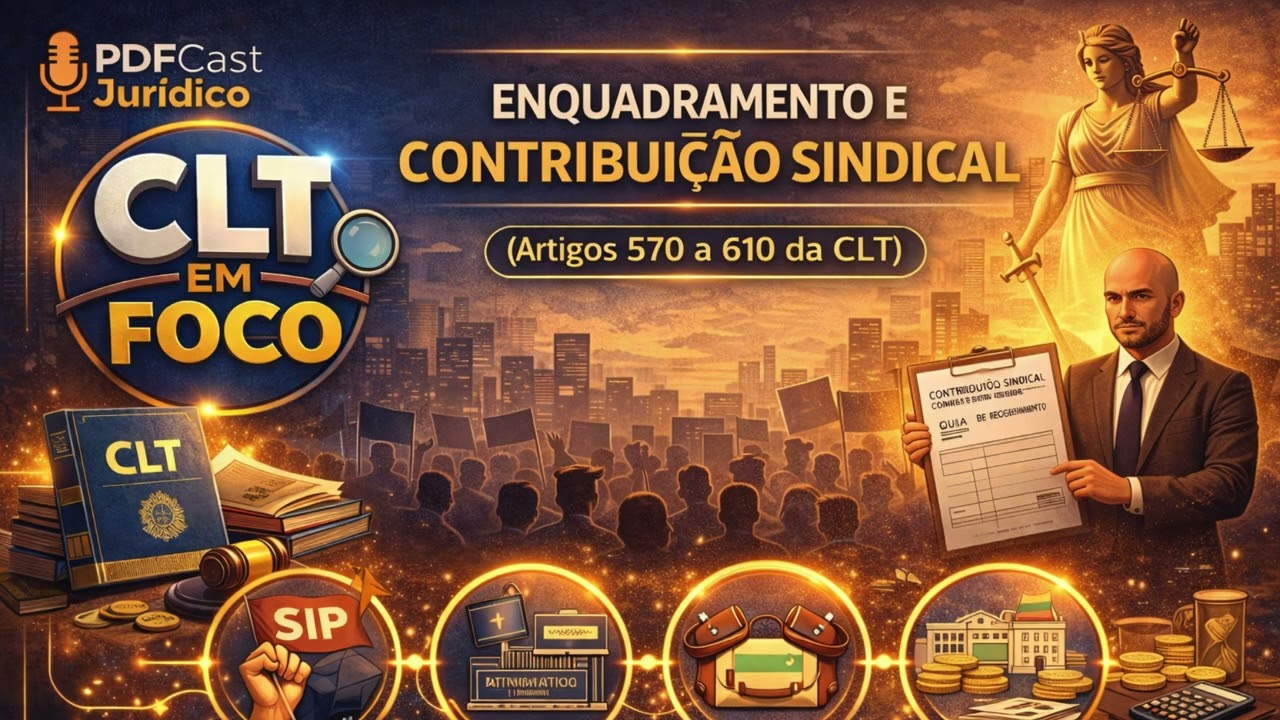Enquadramento e Contribuição Sindical  | Arts 570 a 610 da CLT | Podcast #17