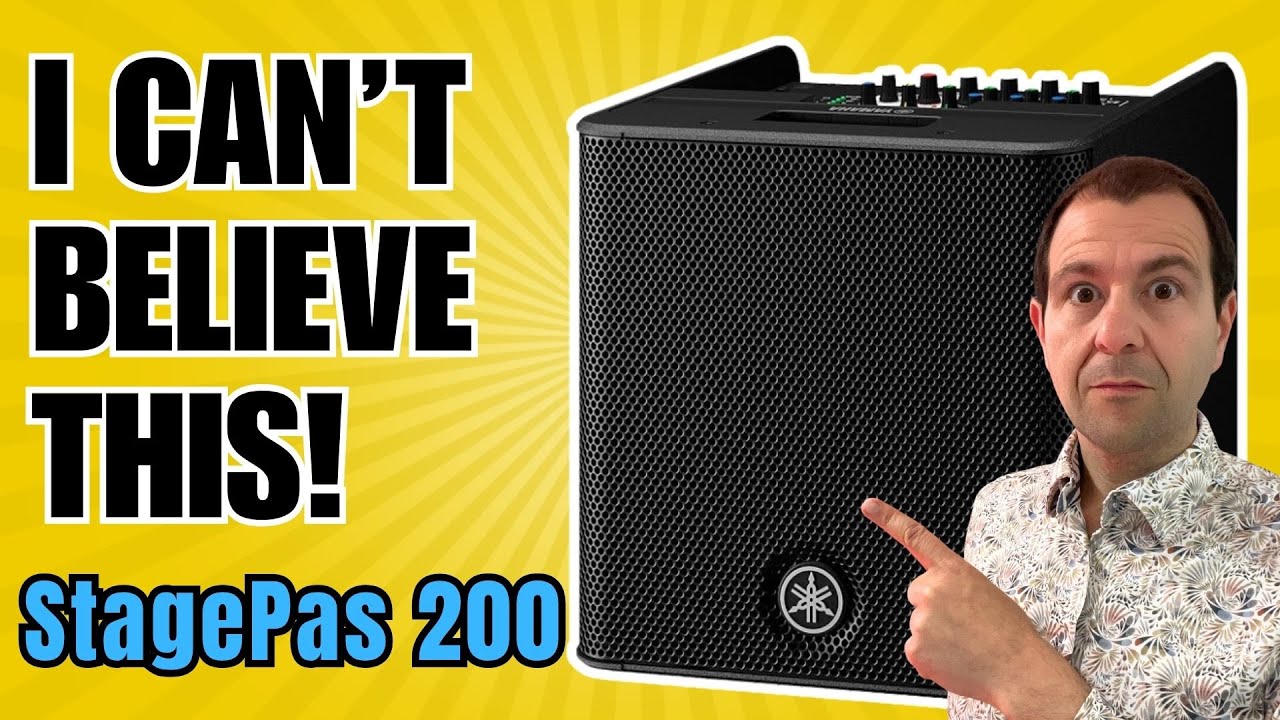 Yamaha StagePas 200 — мощный звук, компактная коробка! Лучшая портативная акустическая система 20...