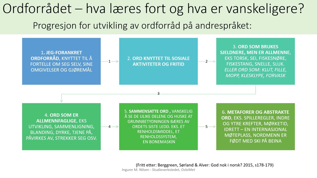 Språklige utfordringer som opplæringsansvarlig