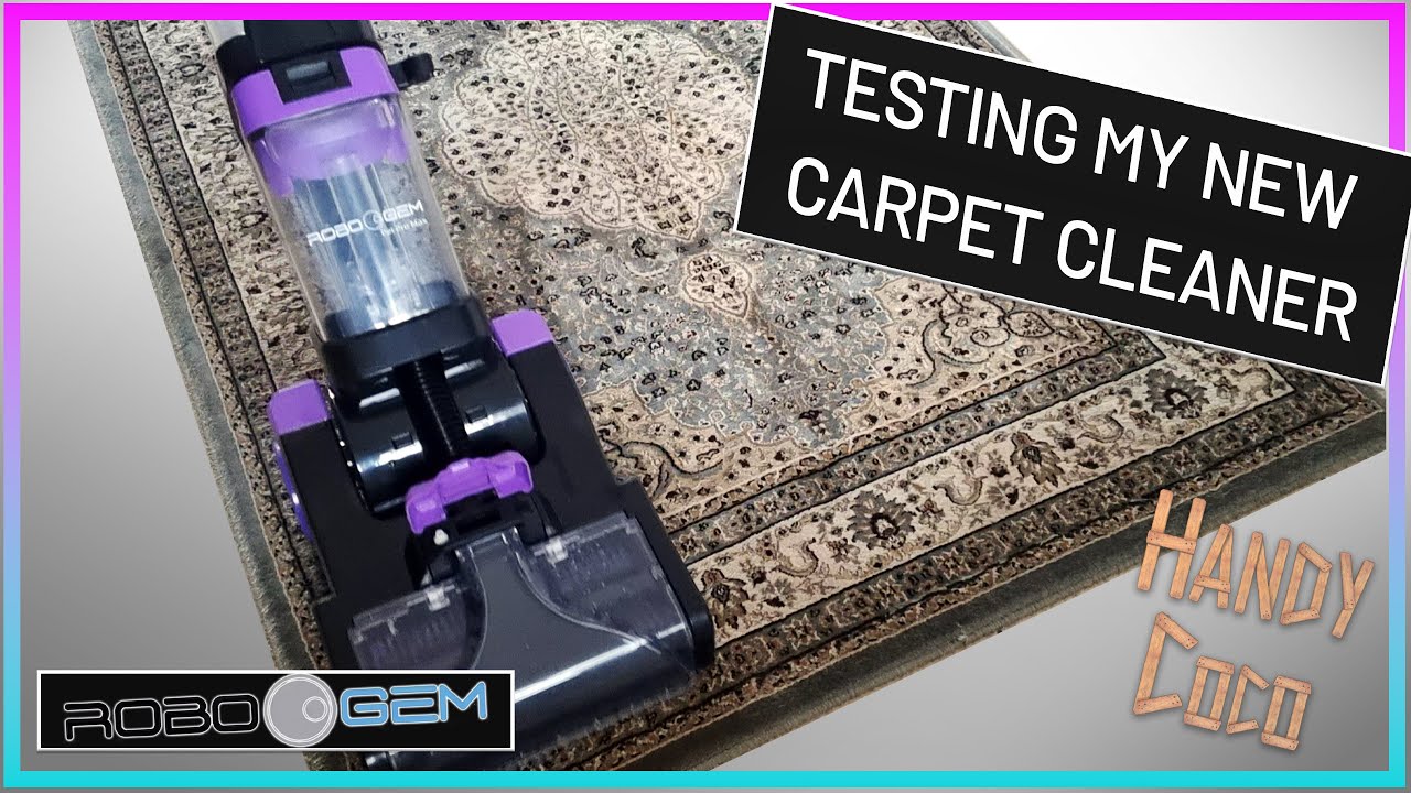 Testing the ROBOGEM Carpet Cleaner | Deep Cleaning + Relaxing ASMR Sounds for Satisfaction