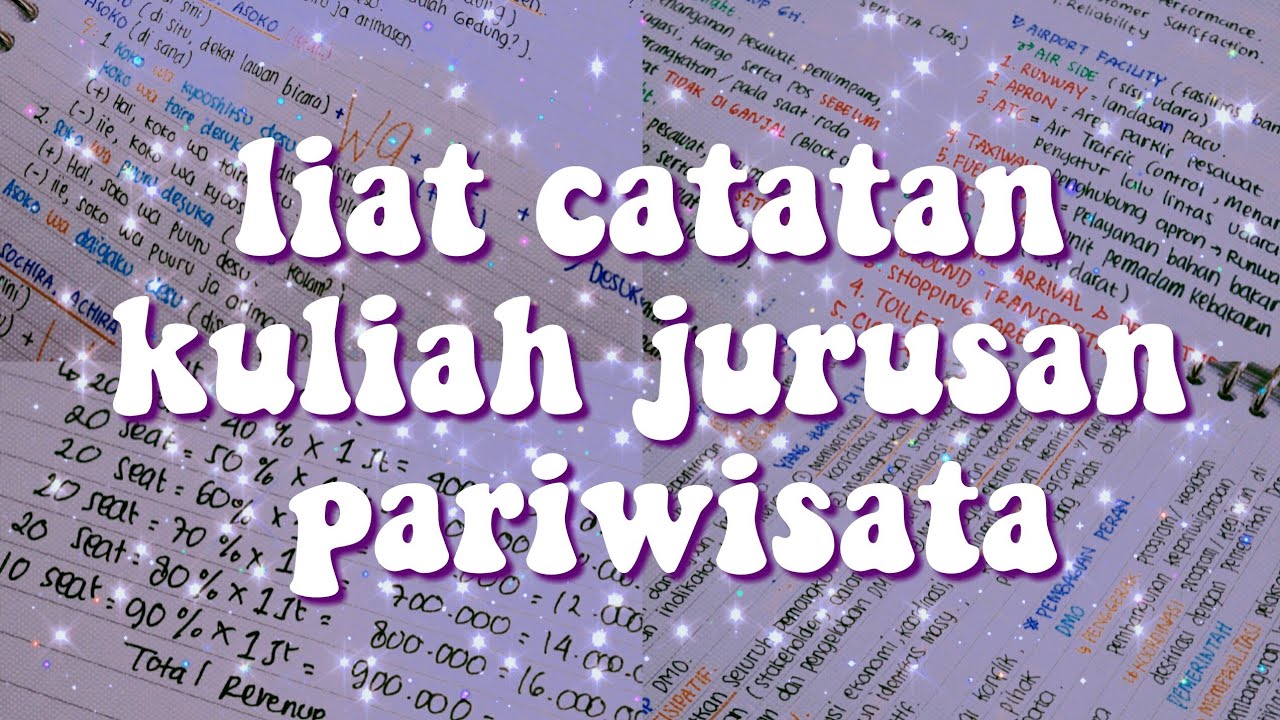 liat CATATAN MATA KULIAH JURUSAN PARIWISATA