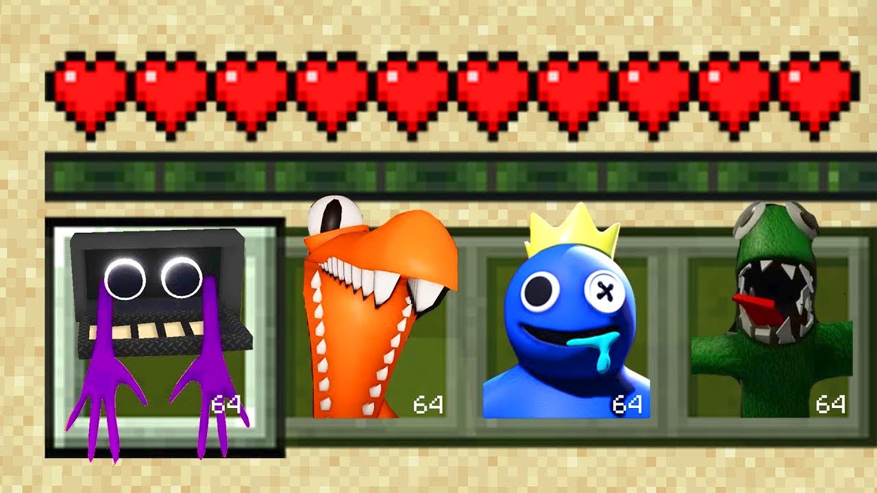 SPOTKAŁEM WSZYSTKIE ZAKAZANE POSTACIE z RAINBOW FRIENDS w MINECRAFT I STAŁO SIE TO...