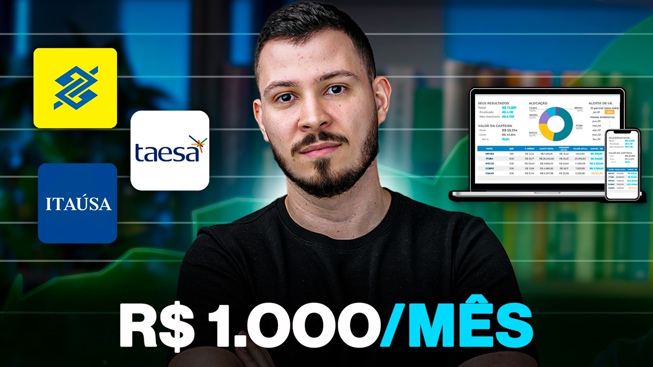 COMO TER UMA RENDA DE R$ 1.000 POR M&Ecirc;S COM A&Ccedil;&Otilde;ES EM 2025