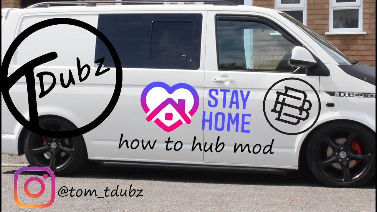 vw transporter hub mod stance coilovers #stance+ #vwt5 #vwt6