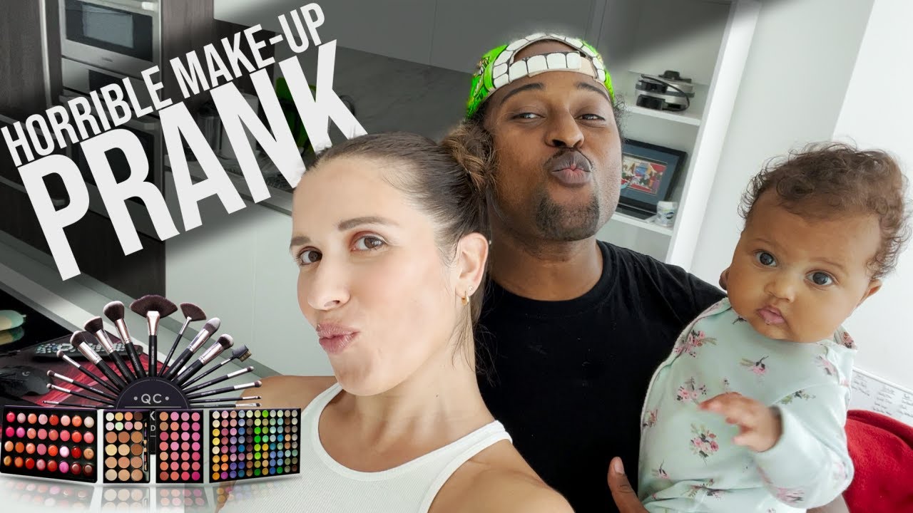I did horrible Make Up to see his REACTION! |  Prank