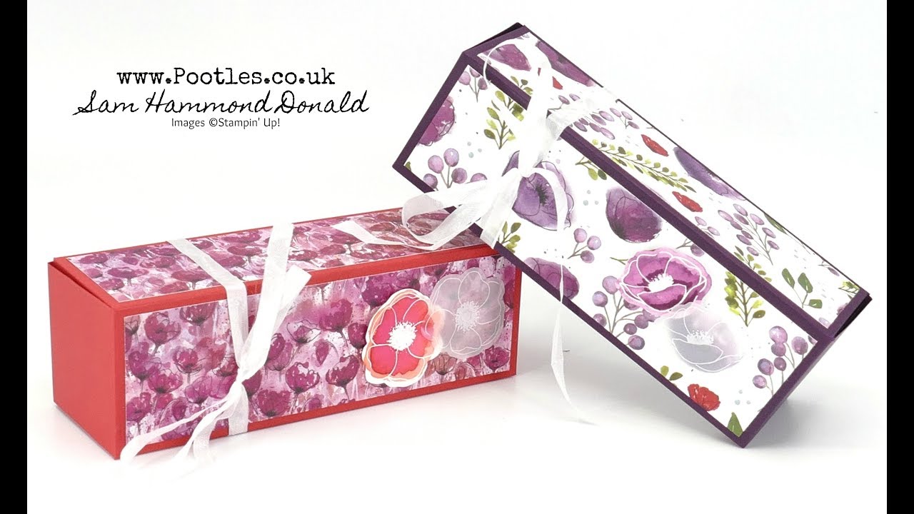 Springwatch 2020 #5 Peaceful Poppies Fold Flat Box Tutorial