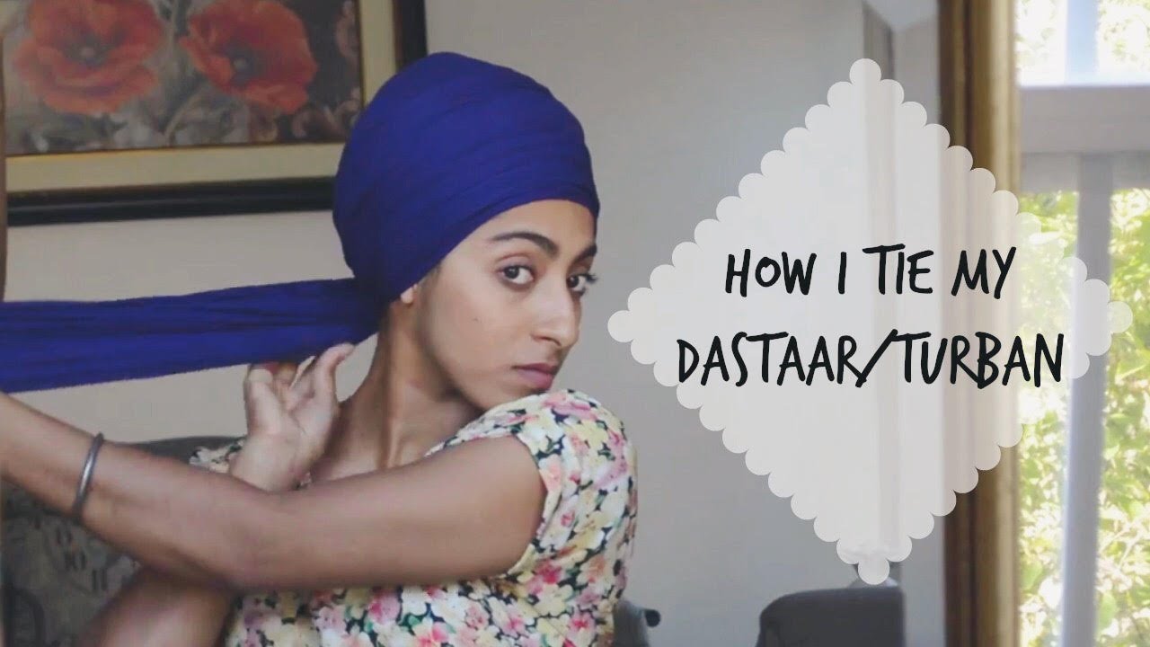 HOW I TIE MY DASTAAR/ TURBAN ~KAURMOMENTS~
