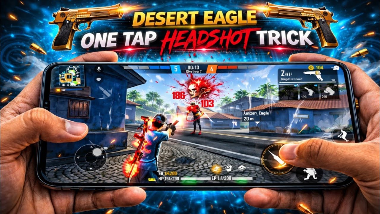 DESERT EAGLE 🥶 NO RECOIL TRICKS 🤯🔥 | DEADLY STRATEGY 😱 | SECRET SENSITIVITY + HUD 