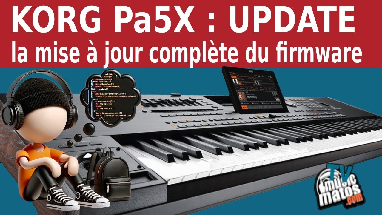 Comment faire la mise à jour du firmware du KORG  Pa5x